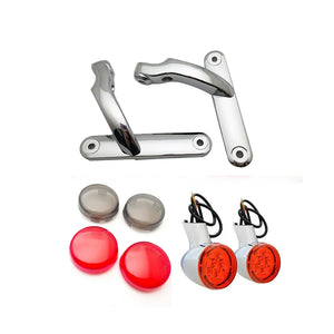 Phares additionnels LED et supports pour Harley Touring - vue 12