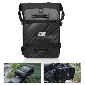 Sacoche noire pour barre de protection moto - vue 6