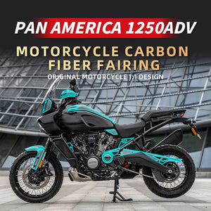 Autocollant effet carbone pour carrosserie de Harley Pan America - vue 1