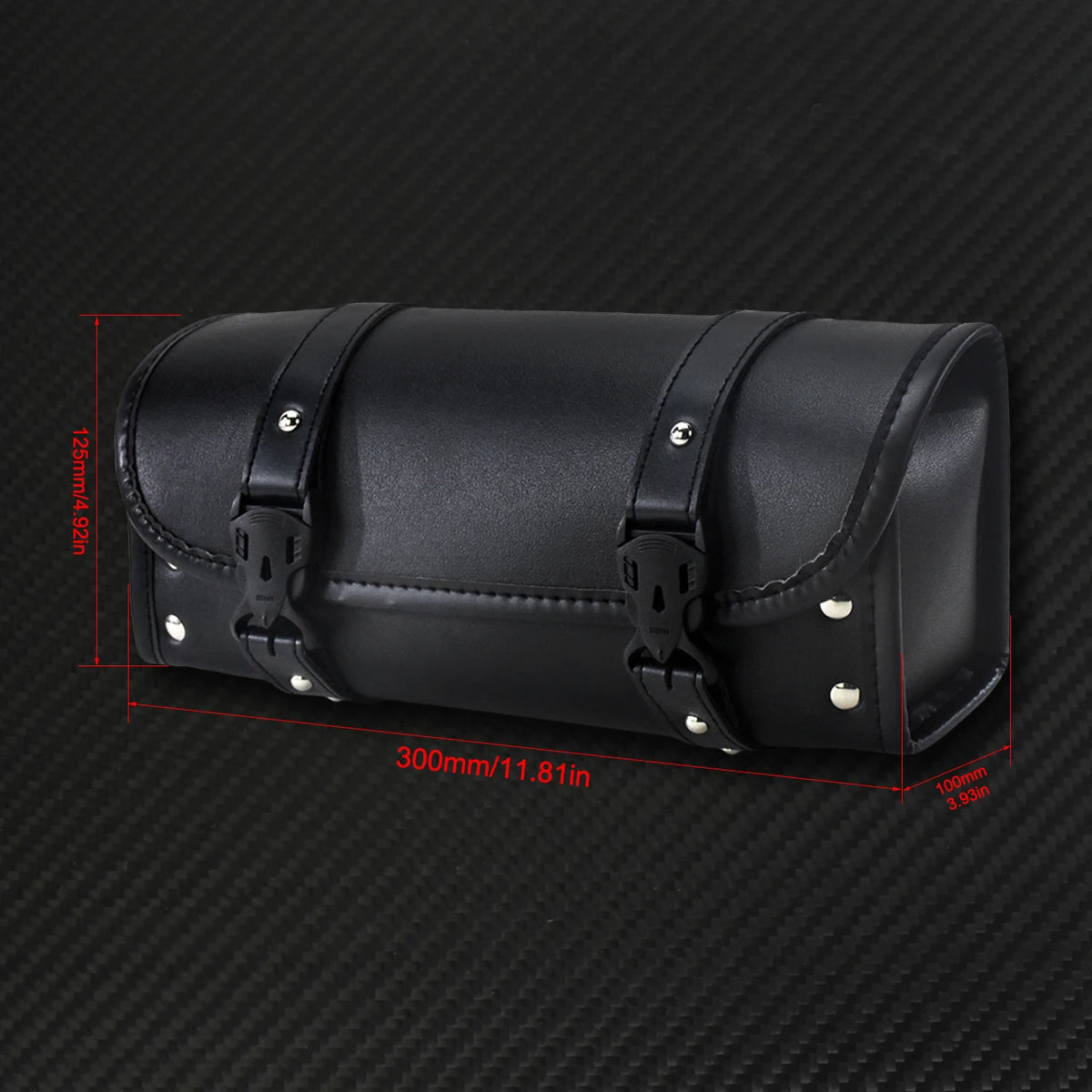 Sacoche Latérale de Selle Noire/Marron (Tool Bag) - Harley-Davidson Touring, Softail, Sportster, Dyna – photo 6/8