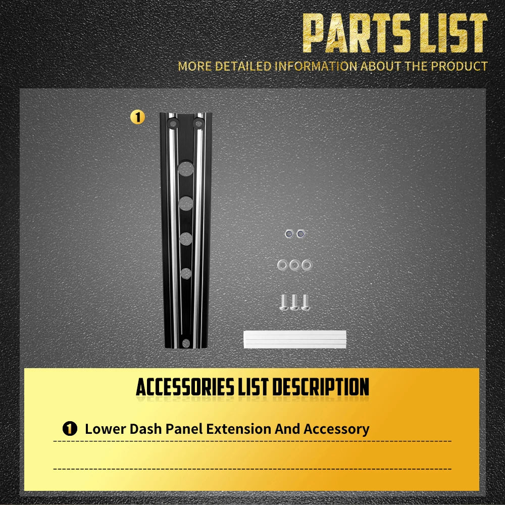 Extension de Console Basse de Réservoir (Dash Panel Extension) - Harley-Davidson Softail Fat Boy FLFB/FLFBS 2018-2025 – photo 5/8