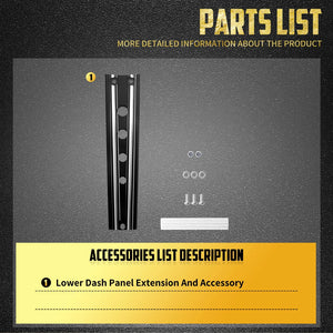 Extension de Console Basse de Réservoir (Dash Panel Extension) - Harley-Davidson Softail Fat Boy FLFB/FLFBS 2018-2025 – photo 5/8