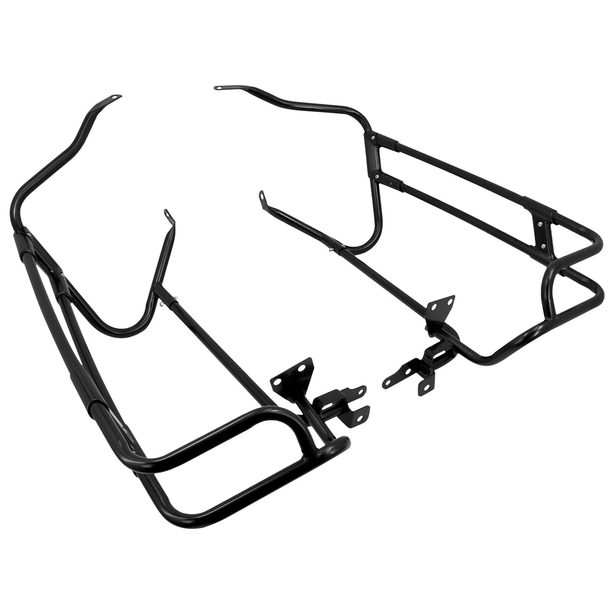 Kit support de sacoches arrière avec arceaux de protection en acier pour Harley-Davidson - vue 2