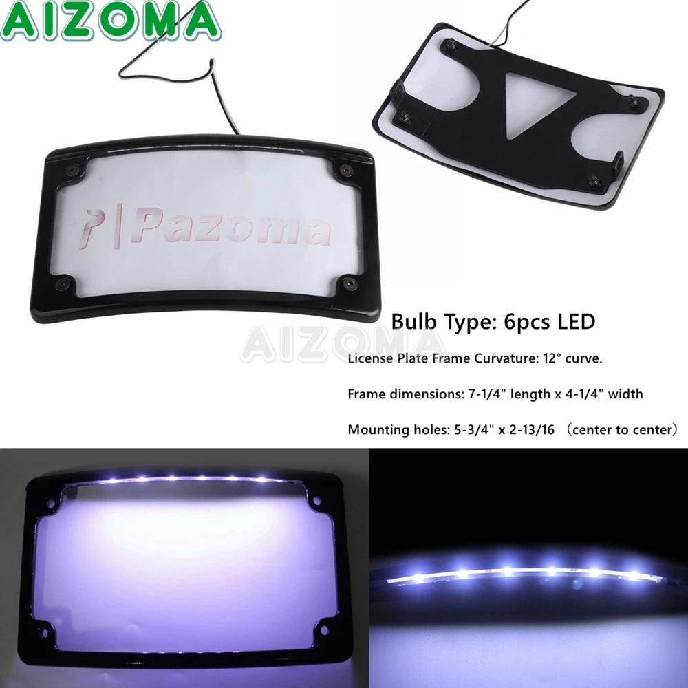 Support de plaque LED pour Harley Fat Bob - vue 6