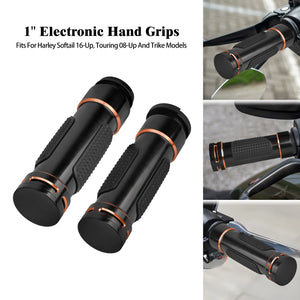 Poignées 25 mm accélérateur électronique pour Harley Touring - vue 7