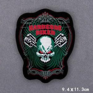 Écusson brodé Live To Ride motard punk à coudre ou repasser sur veste - vue 14