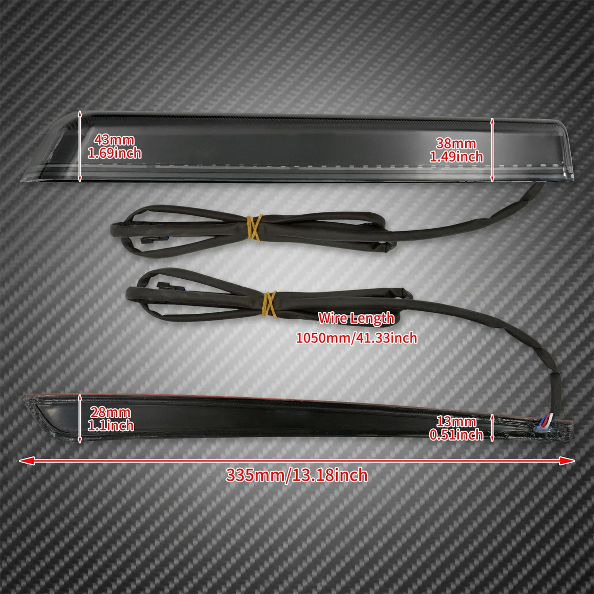 Feux LED Extension de Sacoche (Position/Stop/Clignotant) - Harley-Davidson Touring Electra Glide, Street Glide, FLHR 2014 et plus – photo 6/8