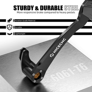 Kit d'Extension de Béquille Latérale Chromée - Harley-Davidson Dyna Fat Bob, Low Rider 1993-2017 – photo 4/8