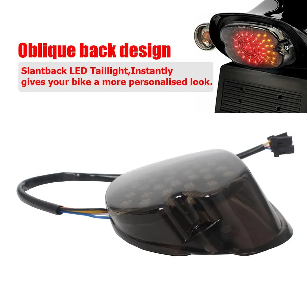 Feu arrière LED fumé pour Harley Touring Softail Dyna Sportster - vue 6