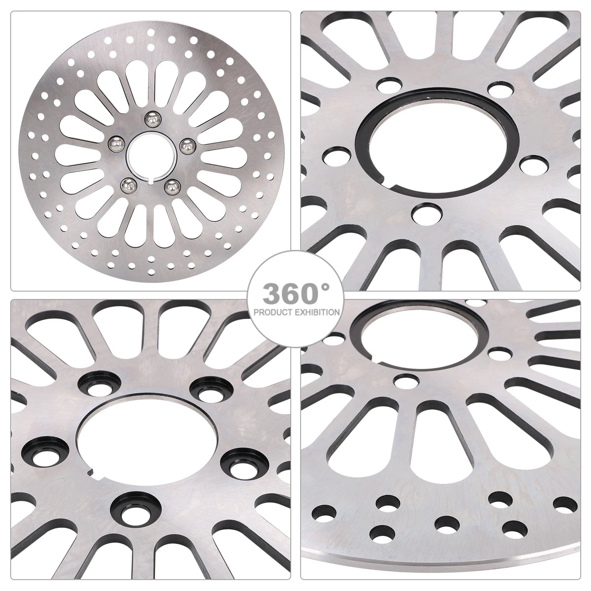 Disques de frein avant et arrière en inox 420 pour Harley Touring, Softail, Sportster, Dyna 1984-2013