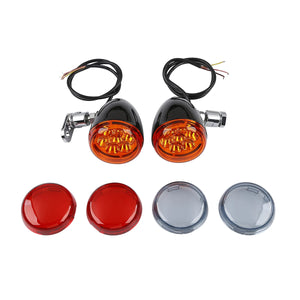 Clignotants LED bullet pour Harley Sportster Dyna Softail - vue 8
