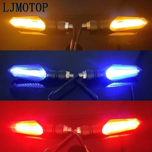 Clignotants LED à défilement séquentiel pour moto, feux de position ambrés - vue 6