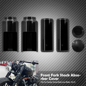Caches de Fourche Avant Haut/Bas en Aluminium - Harley-Davidson Softail Street Bob & Low Rider 2018-2025 – photo 7/7
