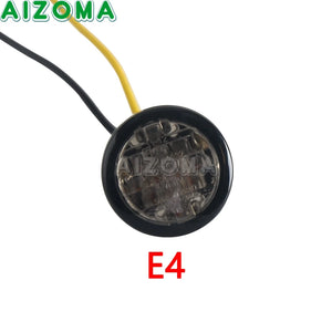 Mini clignotants LED ronds universels pour Harley Softail, Dyna, Touring, Sportster – photo 5/6