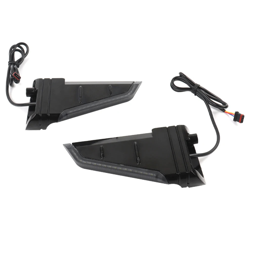 Clignotants latéraux LED à défilement, double intensité, noir - Harley-Davidson Road Glide 2015-2023 – photo 5/6