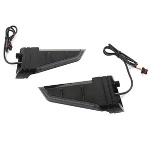 Clignotants latéraux LED à défilement, double intensité, noir - Harley-Davidson Road Glide 2015-2023 – photo 5/6
