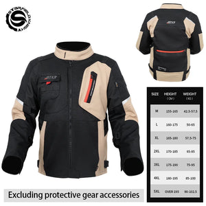Blouson moto respirant avec doublure amovible chaude - vue 10