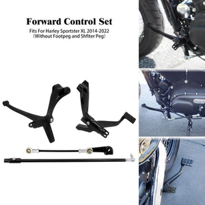 Kit de commandes avancées sans repose-pieds pour Harley Sportster 883/1200 2004 et plus – photo 7/8