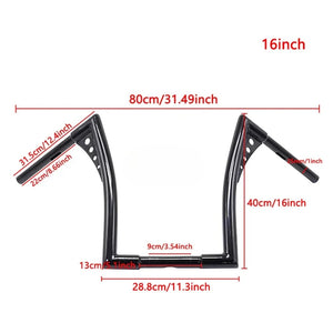 Guidon ape hanger Z-bar pour Harley Sportster Softail - vue 12