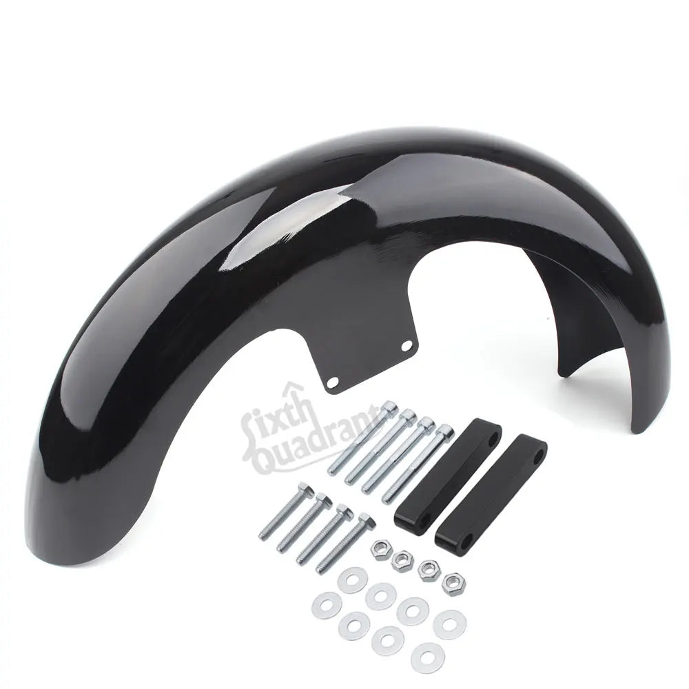 Garde-boue avant enveloppant en acier pour Harley Touring 19 pouces - vue 8