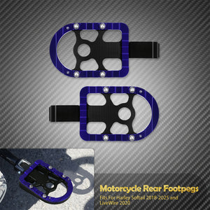 Repose-pieds passager - Harley Softail 2018-2025, Breakout, Fat Boy, Low Rider, Standard FXFB, FLDE, FLHC – photo 9/12
