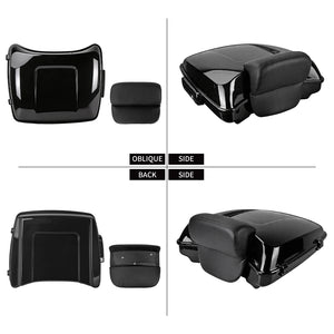 Top Case Razor 7,5 pouces avec Dossier - Harley-Davidson Touring FLHTK/FLHR 2014-2025 – photo 4/8