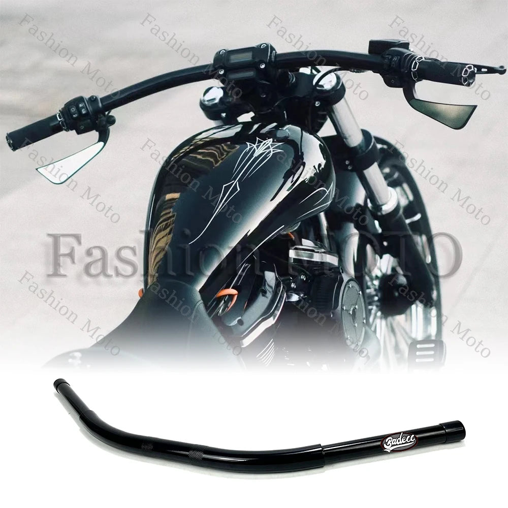 Guidon drag bar 1-1/4 pouce pour Harley Breakout et Fat Boy - vue 1