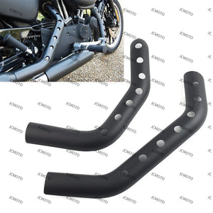 Caches de protection thermique d'échappement (la paire) - Harley-Davidson Sportster XL 883/1200 2014-2015 – photo 1/6