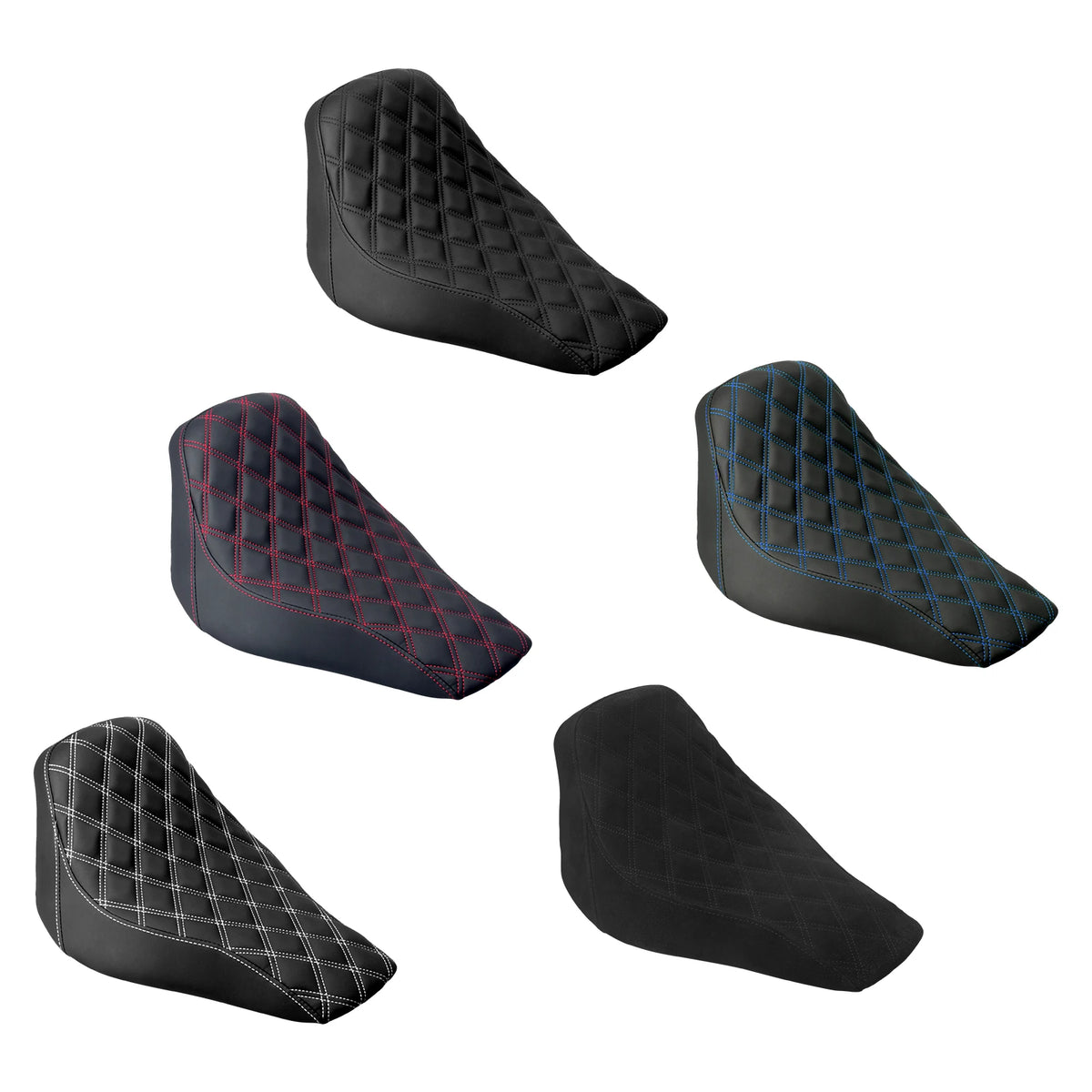 Garde-boue arrière raccourci et selle solo noire pour moto Harley-Davidson Softail - vue 5