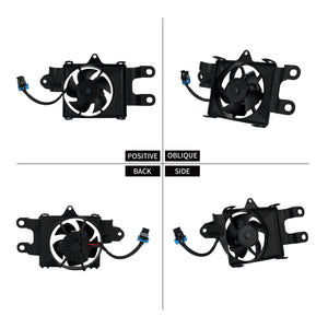 Ventilateur de radiateur noir pour Harley-Davidson Electra Glide - vue 3
