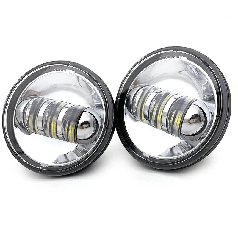 Feux additionnels LED 4,5 pouces pour Harley Touring - vue 6