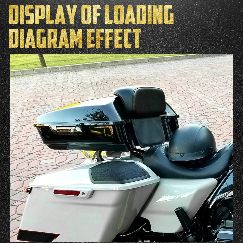 Malle Arrière (Top Case) 10.7" avec Dossier - Harley-Davidson Touring 2014-2025 – photo 2/8