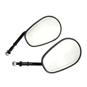 Rétroviseurs latéraux noir brillant, filetage 8mm universel - Harley-Davidson Touring, Softail, Sportster, Dyna – photo 3/6