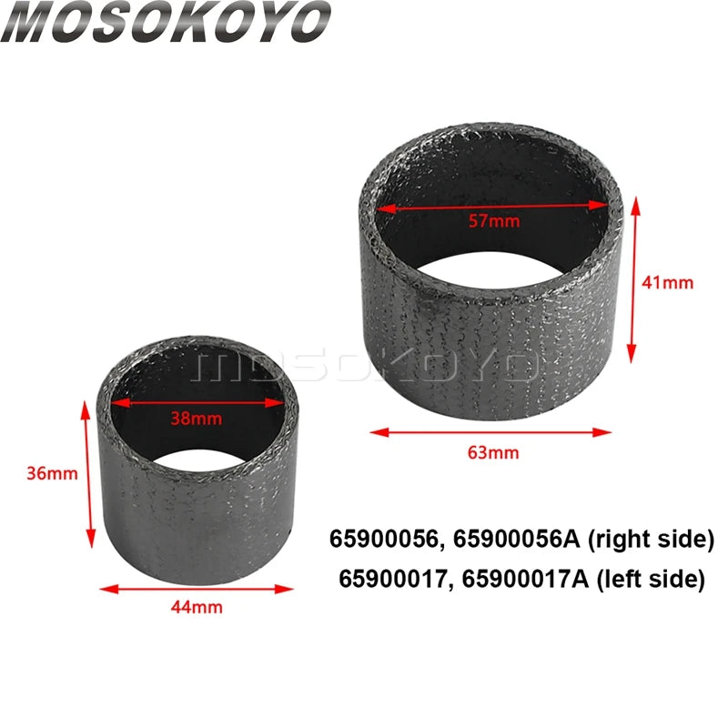 Joints de silencieux pour Harley Touring M8 Pan America - vue 5