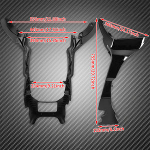 Carénage spoiler noir pour Harley-Davidson Road Glide FLTRX - vue 4