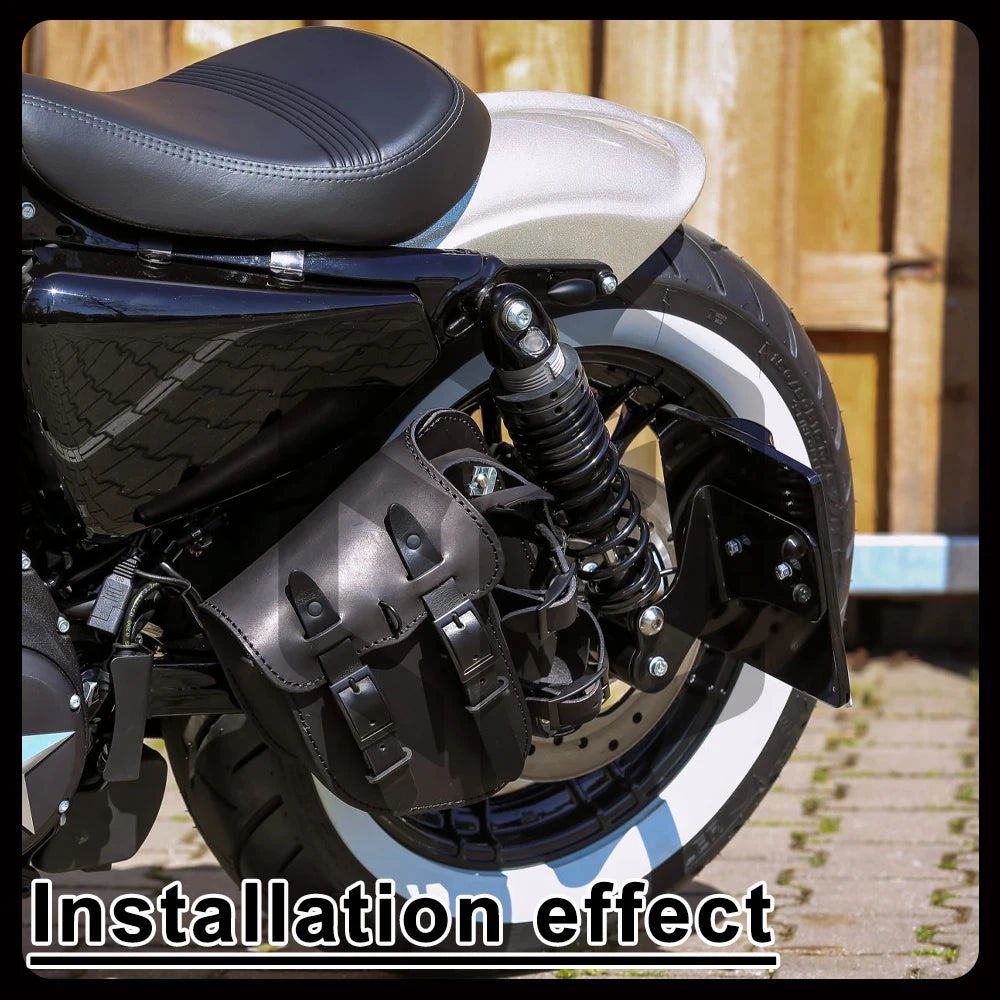 Support latéral de plaque d'immatriculation LED pour Harley Forty-Eight, SuperLow, Iron 883, Roadster - vue 3