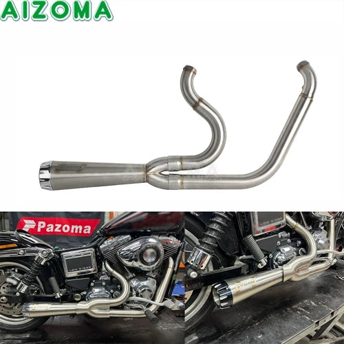 Collecteur d'échappement pour Harley-Davidson Dyna FXDF FXDL FXDLS FXDB FXD FXDC FXDWG – photo 7/10