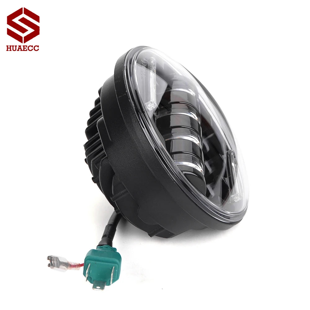 Phare LED 5,75 pouces pour Harley Sportster Dyna Softail - vue 2