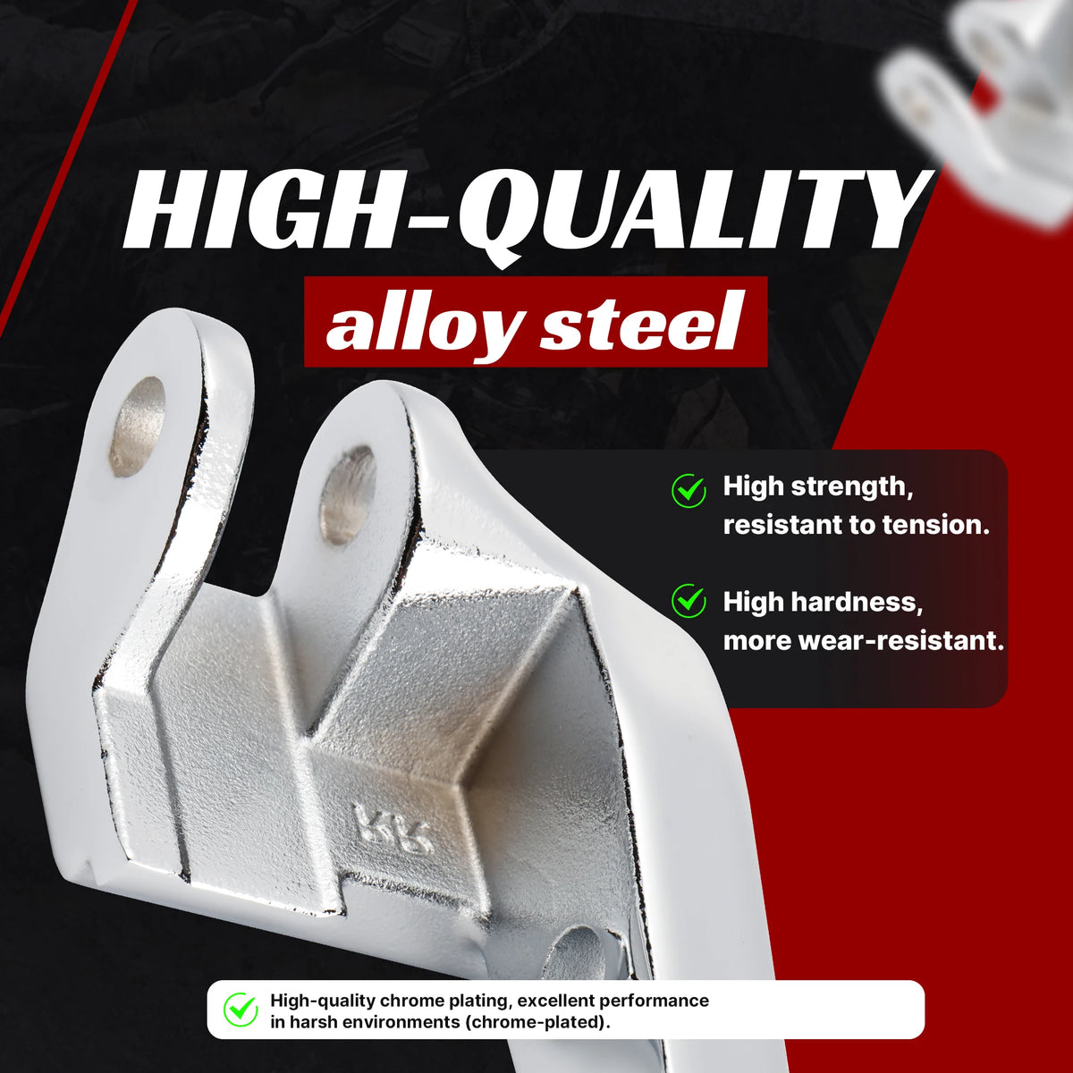 Supports de déport des marchepieds conducteur pour Harley-Davidson Touring et Trike 1997-2016 – photo 5/6