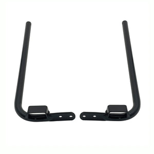 Support de sacoche noir brillant sur une Harley-Davidson Touring - vue 3