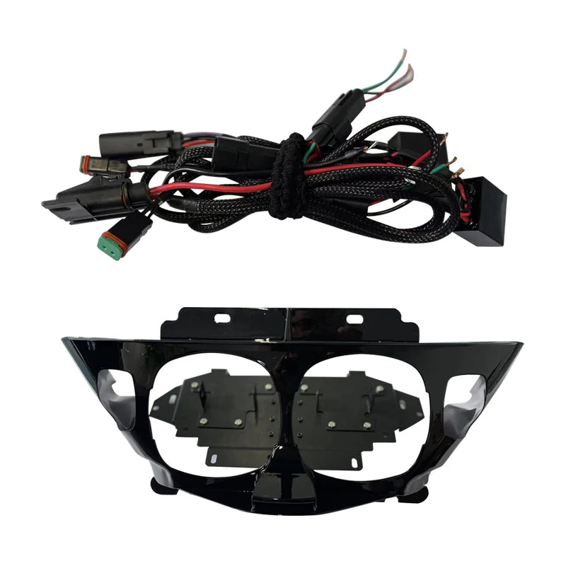 Kit Support de Phares Additionnels + Faisceau Électrique pour Feux LED - Harley-Davidson Road Glide 121 CVO/ST, 117 – photo 6/7