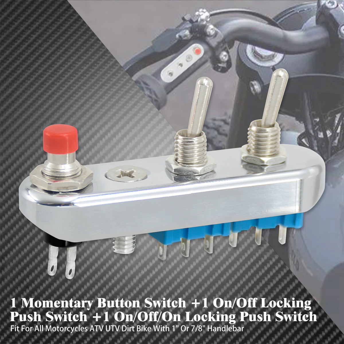 Boîtier d'interrupteurs de guidon pour Harley - vue 6