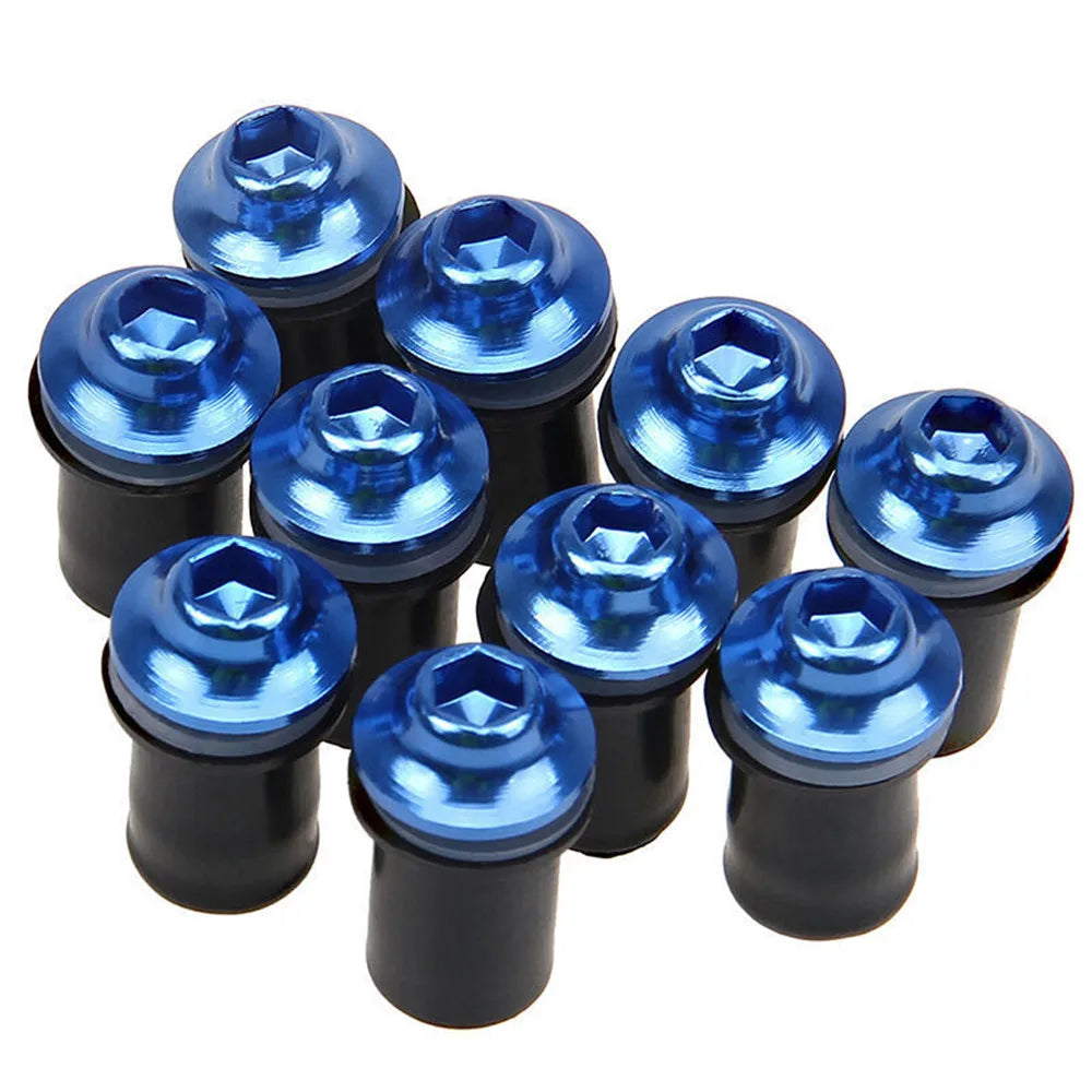 Lot de vis colorées de fixation pour pare-brise moto - vue 7