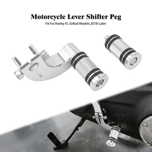Levier de sélecteur de vitesse en aluminium pour Harley-Davidson Softail - vue 8