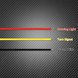 Feu de Garde-boue Arrière LED (Fender Tip) Fumé/Ambre/Rouge - Harley-Davidson Touring Road King, Softail 1980-2013 – photo 5/9