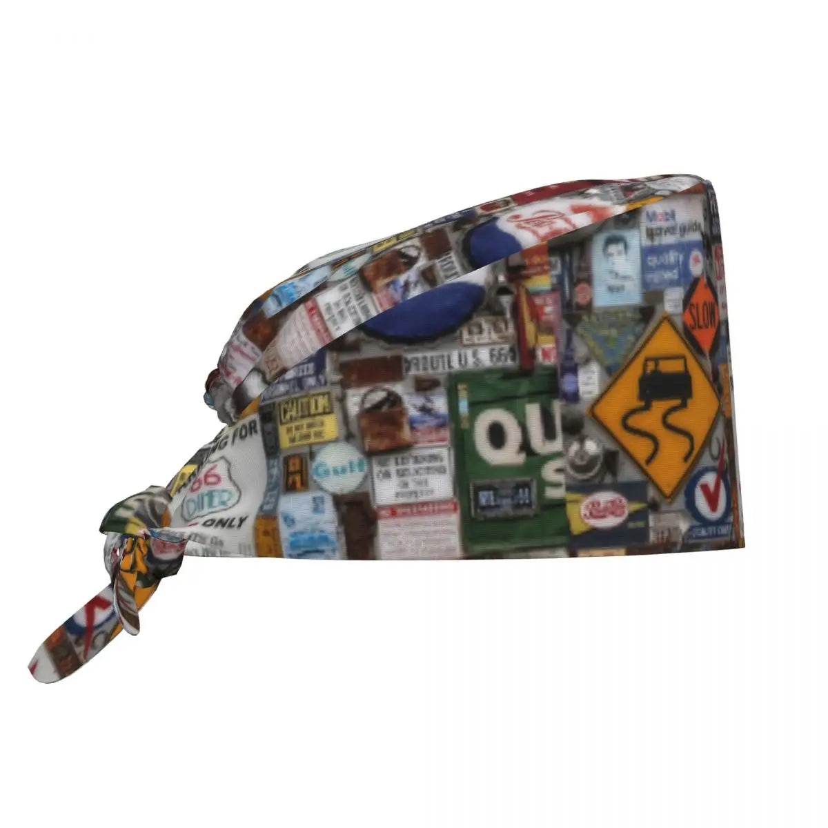 Bonnet léger imprimé Route 66 - vue de face - vue 12