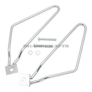 Supports de Sacoches Cavalières en Acier Inoxydable pour Harley Sportster/Dyna/Softail - vue 3