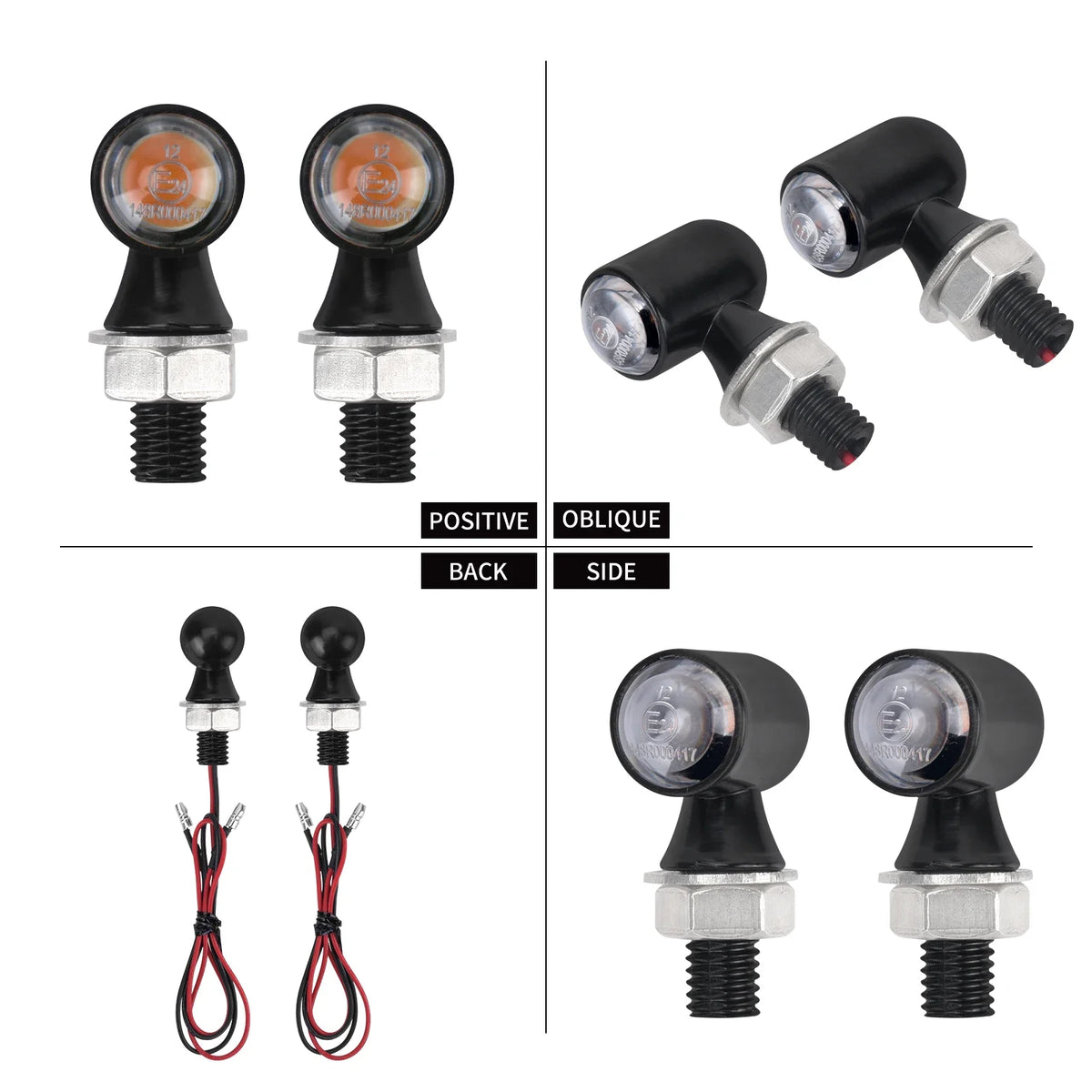 Mini clignotants LED M8 pour Harley - vue 4