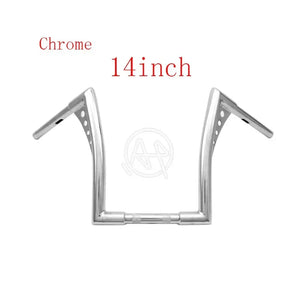 Guidon ape hanger à goussets pour Harley Softail, Dyna et Sportster - vue 3