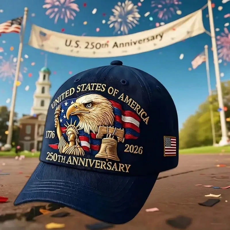 Casquette patriotique USA tête de mort - vue - vue 1